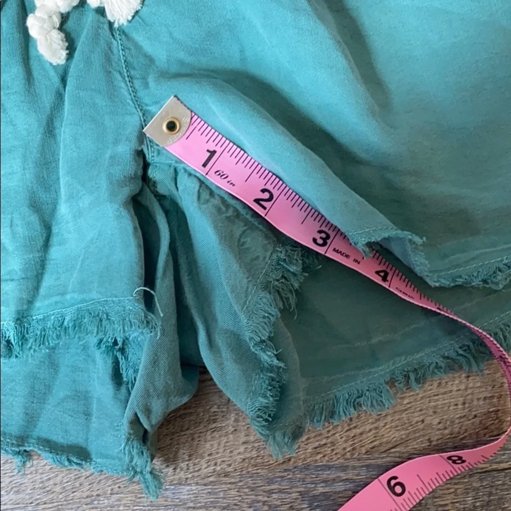 Aerie Teal Soft Cir off Shorts Small